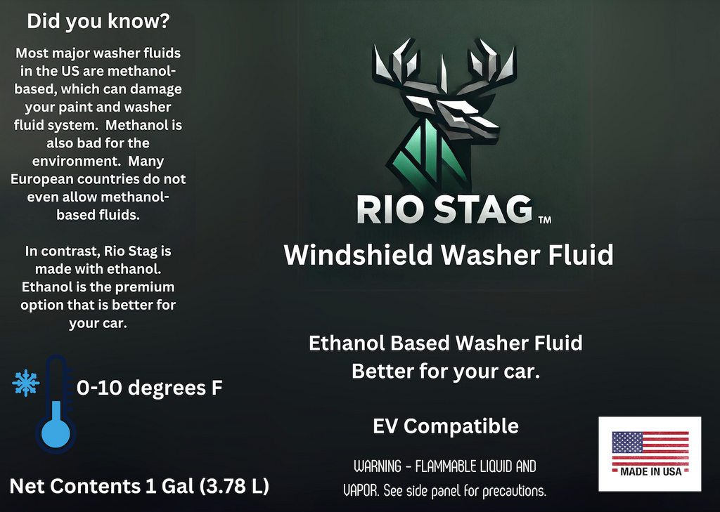 Rio Stag Windshield Washer Fluid All Season Formula